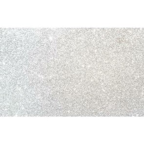 Gomma Eva Fama Glitter 10 Fogli Bianco 50 x 70 cm