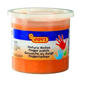 Pittura da usare con le Dita Jovi 5 Unità 125 ml Arancio
