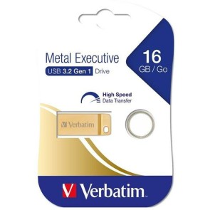 Pendrive Verbatim Metal Executive Dorato 16 GB