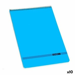 Quaderno ENRI 80 Pagine Azzurro (10 Unità)
