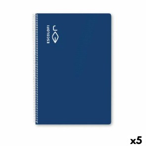 Quaderno ESCOLOFI Azzurro Din A4 100 fogli (5 Unità)