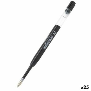 Cartuccia di ricambio per penna Inoxcrom M Nero 1 mm (25 Unità)