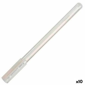 Penna gel Pilot Choose Bianco 0,4 mm (10 Unità)
