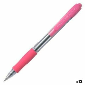 Penna Pilot Supergrip Rosa Sfera 0,4 mm 12 Unità