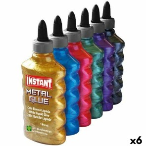 Colla istantanea INSTANT Metal Glue Multicolore 6 Unità