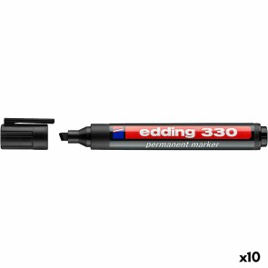 Marcatore permanente Edding 330 Nero (10 Unità)