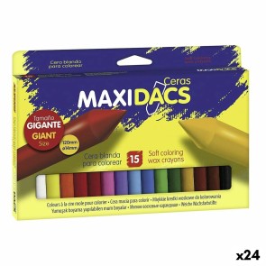 Colori a Cera Alpino Maxidacs Multicolore (24 Unità)