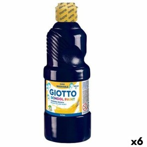 Pittura a tempera Giotto   Nero 500 ml (6 Unità)