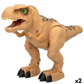 Statua Funville T-Rex 45 x 28 x 15 cm Plastica (2 Unità)