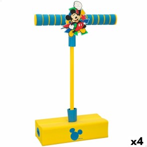 Pogo jumper Mickey Mouse Giallo Per bambini 3D (4 Unità)