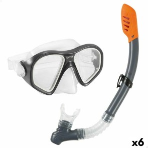 Occhialini da Snorkeling e Boccaglio Intex Reef Rider Azzurro