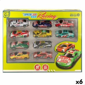 Playset di Veicoli Speed & Go 8 x 2,2 x 3,6 cm (6 Unità)