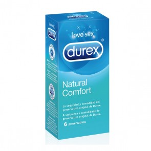 Preservativi Natural Plus Durex (6 Unità)