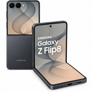 Samsung Galaxy Z Flip8 256GB Graphite, 12GB RAM, Fotocamera 50MP, FlexWindow Personalizzata, Now Brief, Assistente Foto, Batteria 4300mAh