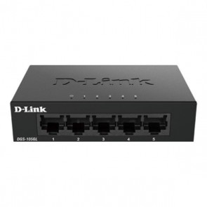 Router da Tavolo D-Link DGS-105GL 5xGB Plug&Play Nero