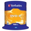 DVD-R Verbatim Matt Silver 100 Unità 4,7 GB 16x