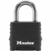 Lucchetto a combinazione Master Lock M178EURD Acciaio Zinco Nero