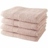 Set di Asciugamani TODAY Rosa chiaro 100 % cotone (4 Unità)