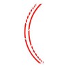 Adesivo per Pneumatici Foliatec Rosso Neon