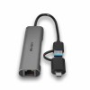 Hub USB LINDY 43379 Nero
