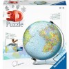 Puzzle 3D Ravensburger Single Color Globe Unique 540 Pezzi