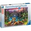Puzzle Ravensburger Tigers in the lagoon 3000 Pezzi