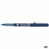 Penna a inchiostro liquido Pilot Roller V-Ball Azzurro 0,3 mm (12 Unità)