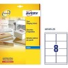 Adesivi/Etichette Avery Quickpeel 99,1 x 67,7 mm Trasparente 25 Foglie