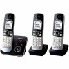 Telefono Senza Fili Panasonic KX-TG6823 Bianco Nero Nero/Argentato