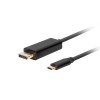 Adattatore USB C con DisplayPort Lanberg CA-CMDP-10CU-0010-BK Nero 1 m