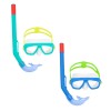Occhialini da Snorkeling e Boccaglio per Bambini Bestway Azzurro Turchese Multicolore