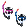 Occhialini da Snorkeling e Boccaglio per Bambini Bestway Azzurro Fucsia Multicolore (3 Unità)