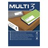 Etichette per Stampante MULTI 3 97 x 42,4 mm 500 Foglie A4