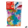 Materiale per Lavori Fai da Te Apli Piume 14 g Multicolore (5 Unità)