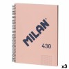 Agenda Milan 430 Rosa A4 80 Pagine (3 Unità)