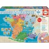 Puzzle per Bambini Educa Departments and Regions of France 150 Pezzi Mappa