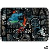 Tappeto Bits&Bobs Cross Multicolore PVC 47 x 33 cm Centrotavolo (2 Unità)