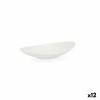 Piatto Fondo Quid Select Ovale Bianco Plastica 18 x 10,5 x 3 cm (12 Unità)