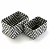 Set di Scatole per Sistemare Impilabili Versa polipropilene 2 Pezzi Fusion (23 x 20 x 33 cm)