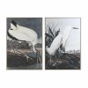 Quadro DKD Home Decor 83 x 4 x 123 cm Uccello Orientale (2 Unità)
