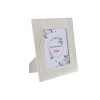 Cornice Portafoto Home ESPRIT Bianco Cristallo Legno MDF Indiano 32 x 1,5 x 37 cm