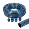 Set di Tubi flessibili con accessori EDM Azzurro 20 mm x 15 m 5/8"