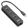 Hub USB 3 Porte iggual IGG317709 Nero