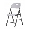 Marbueno Sedia Pieghevole Resina Bianca 44x53x83 cm Catering, Spiaggia e Campeggio 10531
