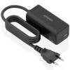 Caricabatterie Senza Fili Aisens ASCH-100W4P054-BK Nero 100 W