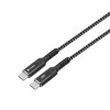 Cavo USB C CoolBox COO-CAB-UC-60W 1,2 m 60 W 480 Mbps Nero Nero/Grigio