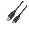 Cavo USB C con USB B Aisens A107-0053 1 m Nero
