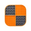 Cuscinetto Lickimat Dog Slomo Arancio Orange polipropilene TPR
