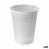 Set di bicchieri riutilizzabili Algon Bianco 25 Pezzi 220 ml (48 Unità)