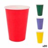 Set di Bicchieri Algon Monouso Cartone Multicolore 20 Pezzi 200 ml (20 Unità)